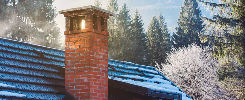 Chimney Crown Replacement in Amherst Center, Massachusetts