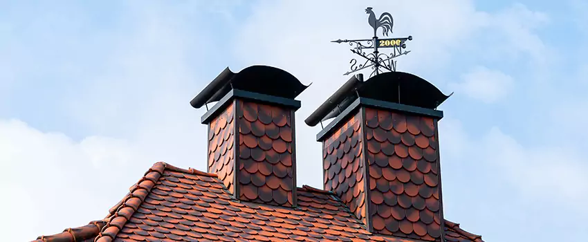 Old Chimney Restoration in Amherst Center, Massachusetts