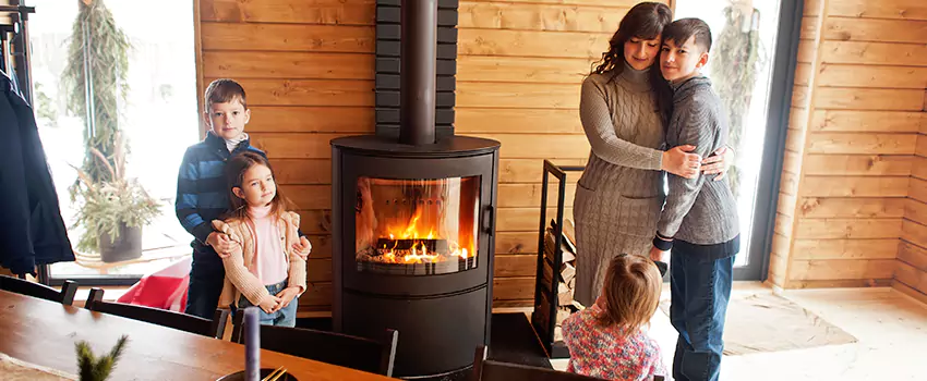 Morso Cast Iron Fireplace Insert Installation in Amherst Center, Massachusetts