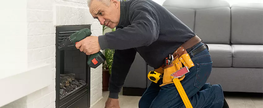 New Indoor Fireplace Installation in Amherst Center, Massachusetts