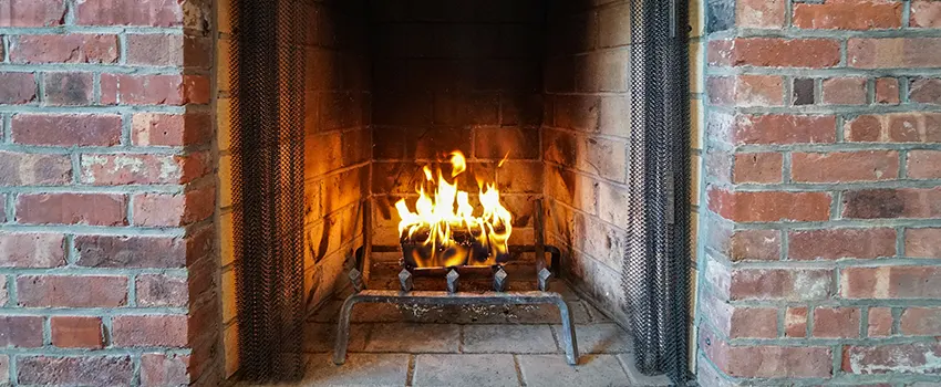 Repairing Damaged Fireplace Tiles in Amherst Center, Massachusetts