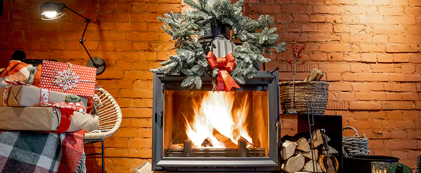 Travis Industries Linear Gas Fireplace Installation in Amherst Center, Massachusetts