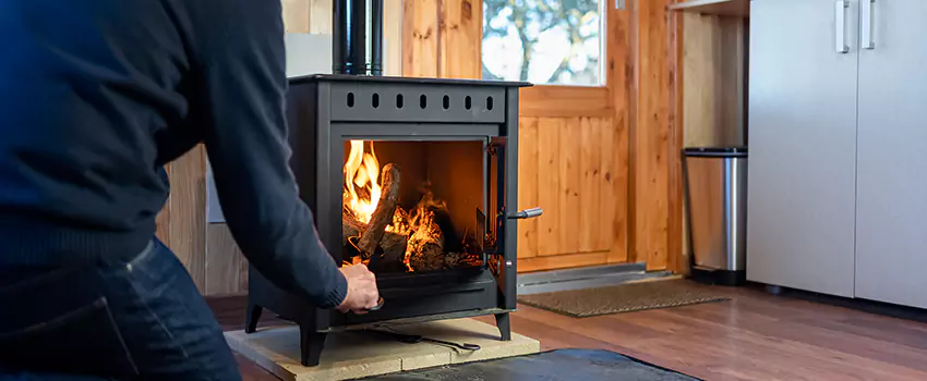 Open Hearth Wood Fireplace Installation in Amherst Center, MA