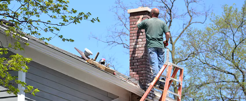 Vinyl and PVC Chimney Flashing Installation in Amherst Center, MA