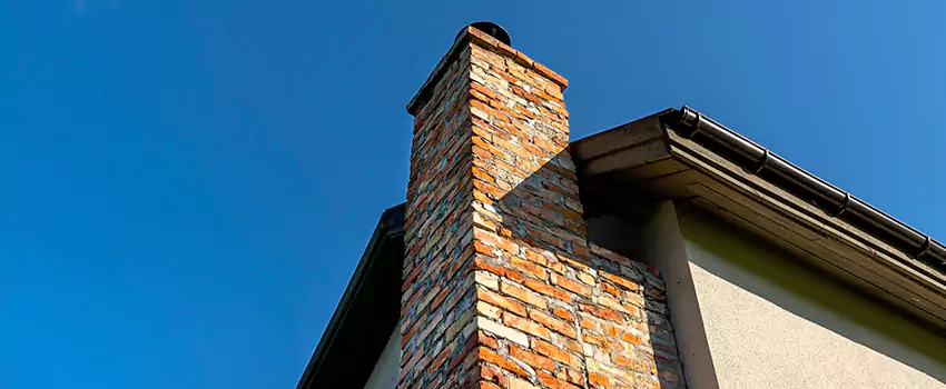 Masonry Chimney Flashing Repair in Amherst Center, Massachusetts
