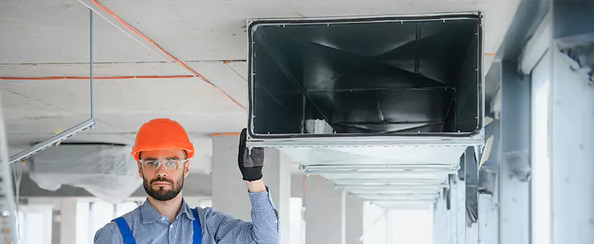 Clogged Air Duct Cleaning and Sanitizing in Amherst Center, MA