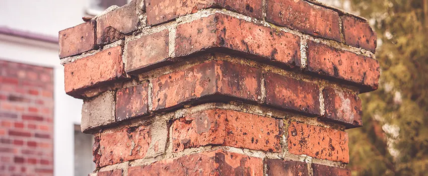 Cracked Chimney Bricks Repair Cost in Amherst Center, Massachusetts