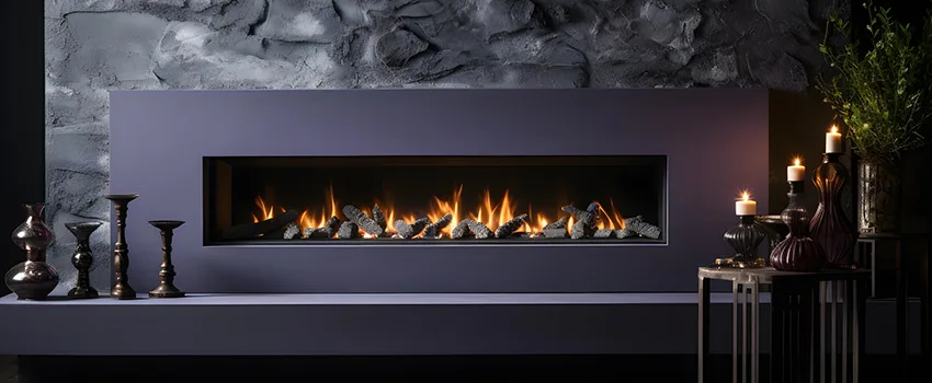 Ember Bed for Ventless Gas Fireplace in Amherst Center, MA